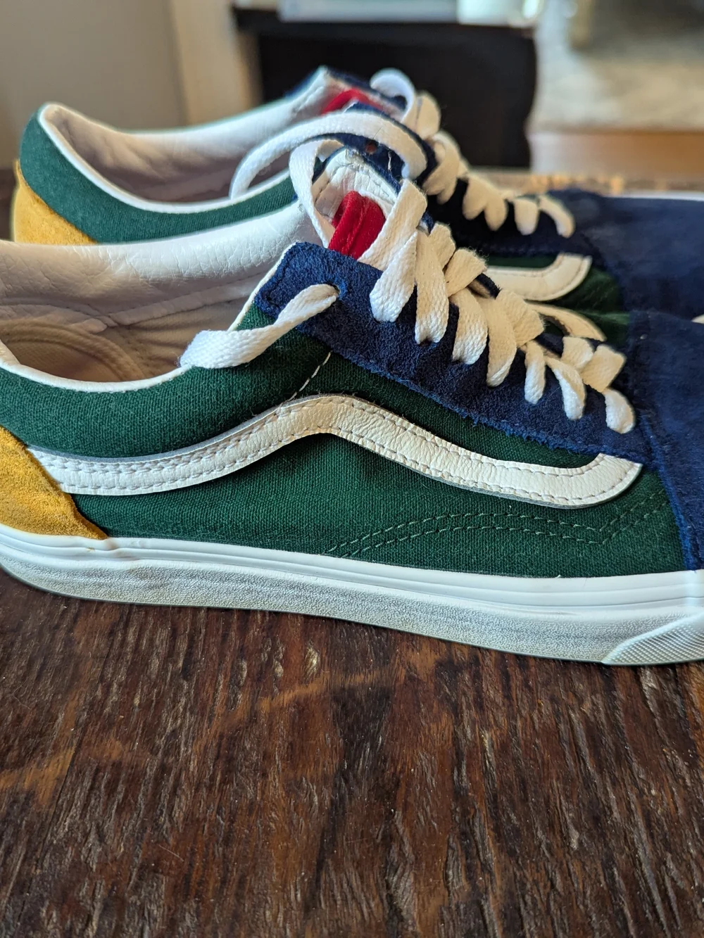 Multi Color Vans Sneakers.  W 10 / M 8.5